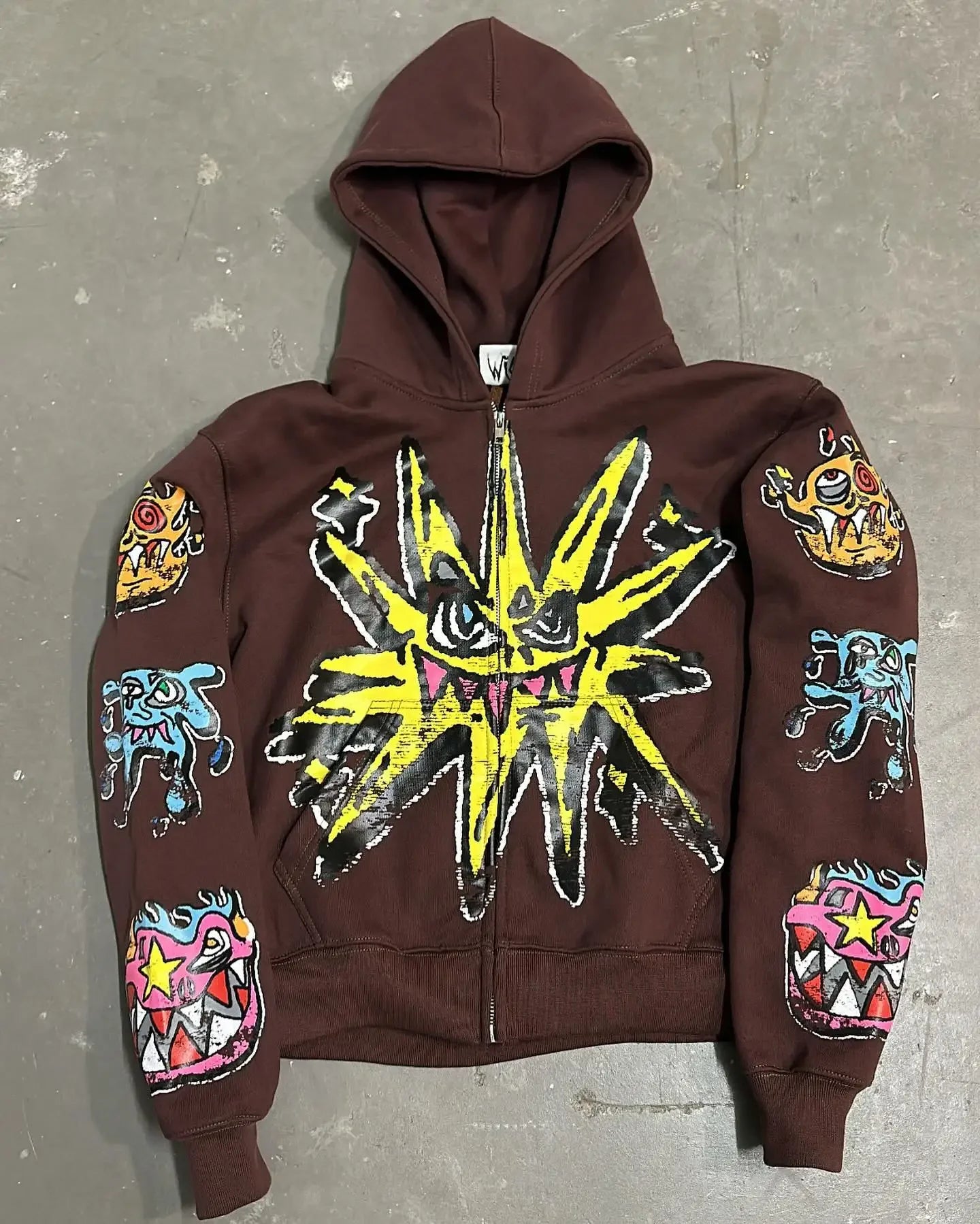 Crazy Monsta zipper jacket